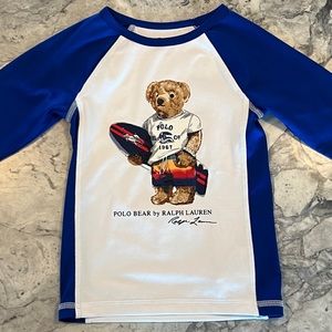 Polo Ralph Lauren Bear Rash guard NWOT  24 mths